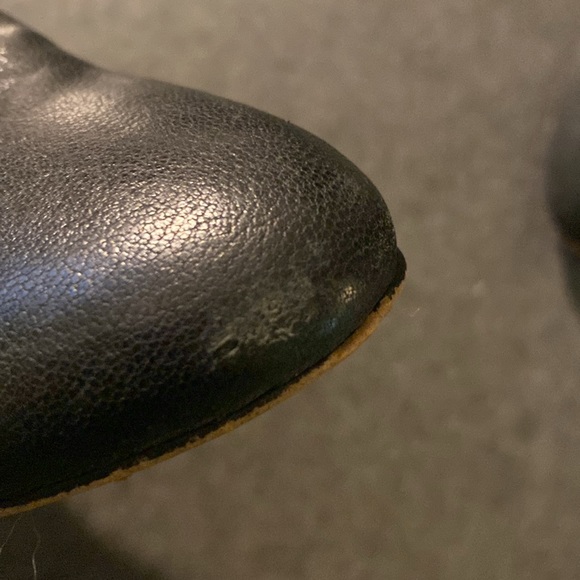 Vince Camuto fold over heeled booties - Picture 8 of 8